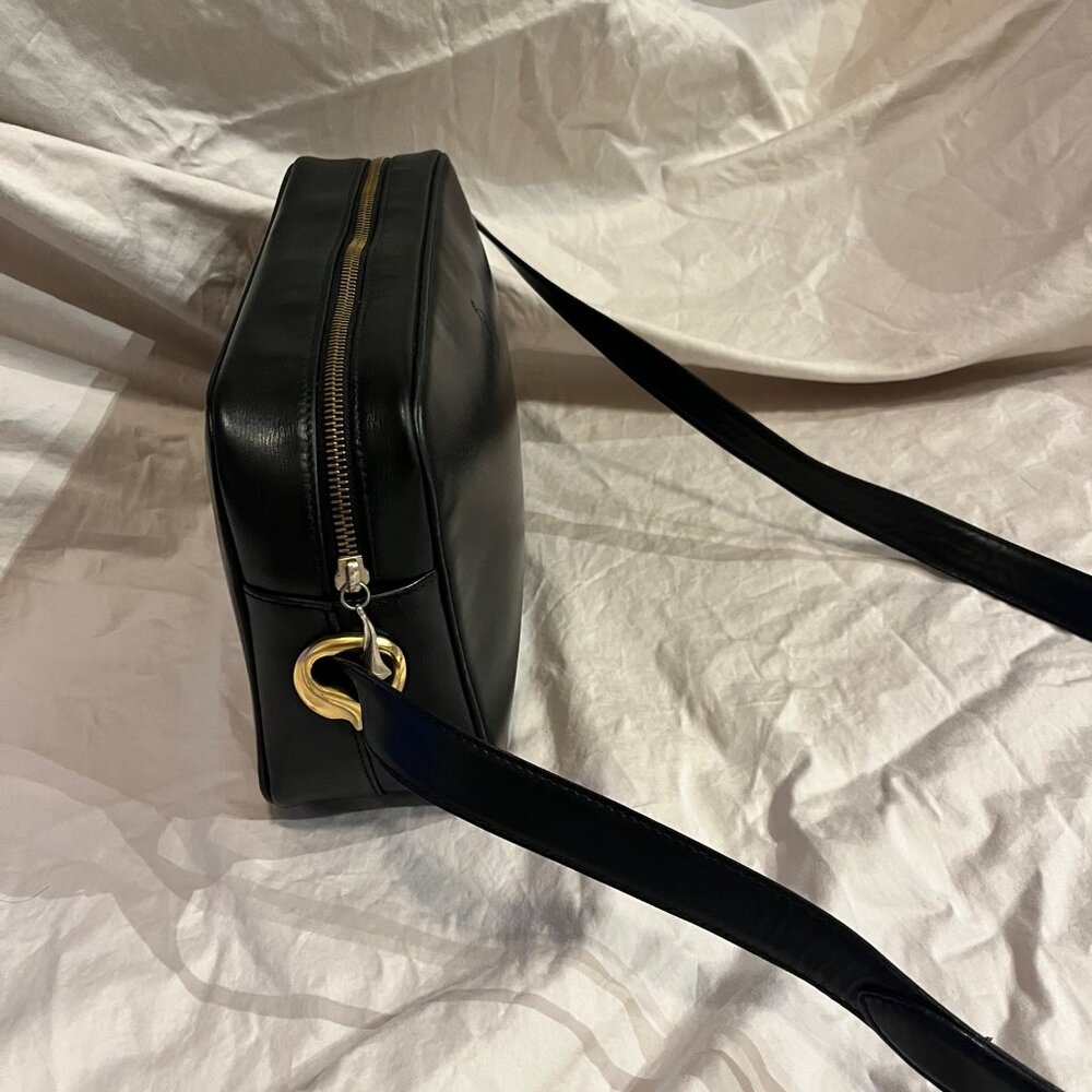 Vintage Lanvin Shoulder Bag - black leather - Picture 2 of 12